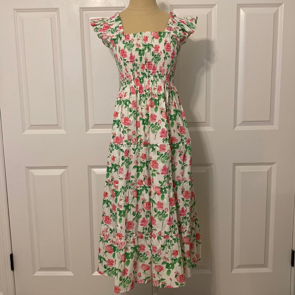 Hill House I The Ellie Nap Dress I Pink Rose I XXS